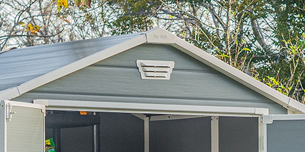 Cabanon de rangement Manor 6 pi x 8 pi, gris – Keter Canada