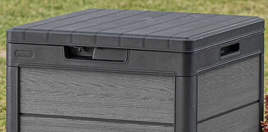 Cortina 30 Gallon Outdoor Storage Deck Box Graphite - Keter Canada