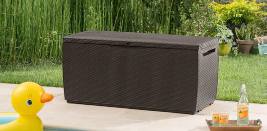 Capri Brown 80 Gallon Storage Deck Box - Keter Canada