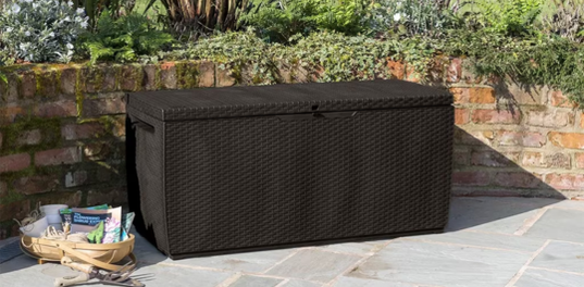 Capri Brown 80 Gallon Storage Deck Box - Keter Canada