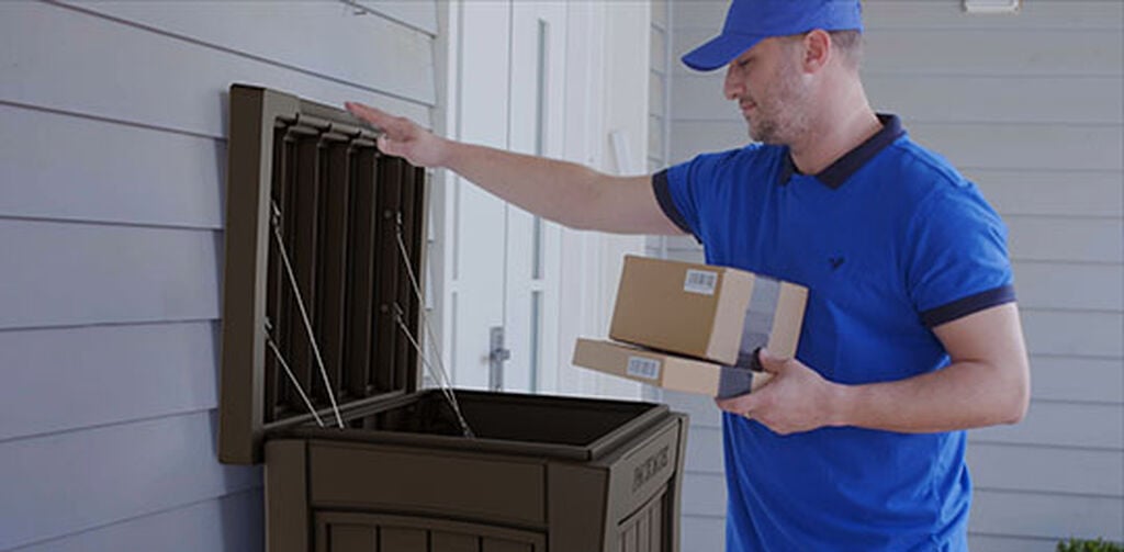Buy Package Delivery Box in Brown - Keter Canada
