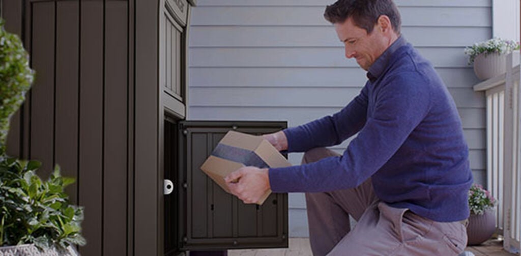 Buy Package Delivery Box in Brown - Keter Canada