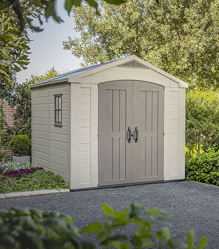 resin shed outdoor