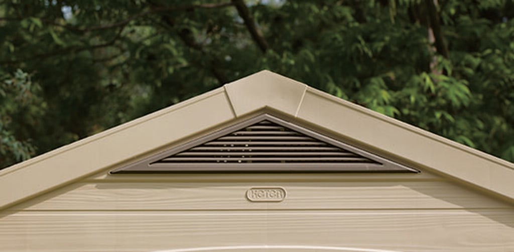 Factor 8 x 11 Resin Shed - Large Shed Brown - Keter Canada
