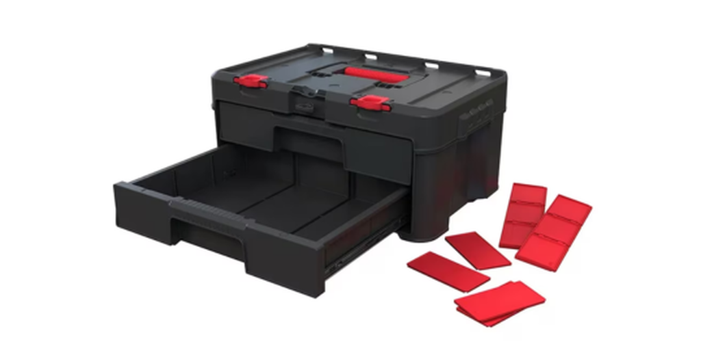 Buy Black Stack & Roll 2 Drawer Tool Box - Keter Canada