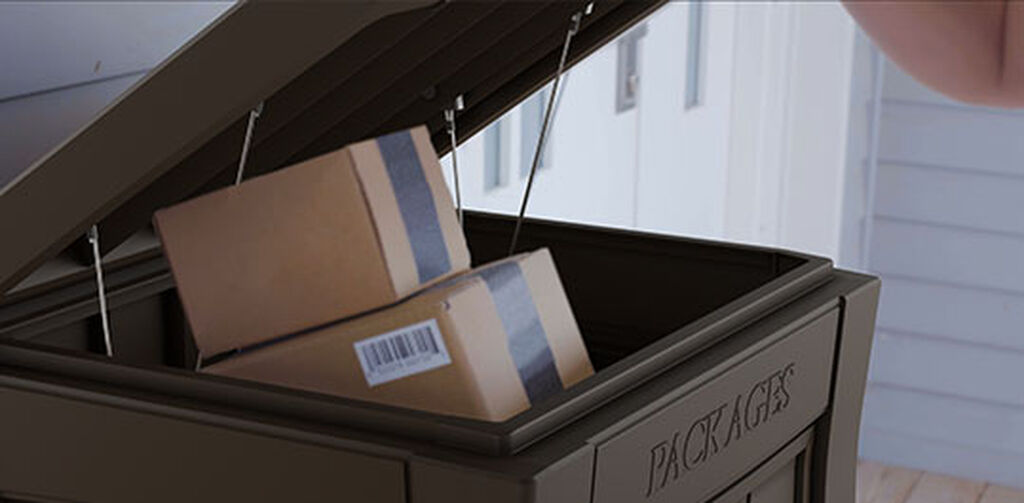 Buy Package Delivery Box in Brown - Keter Canada