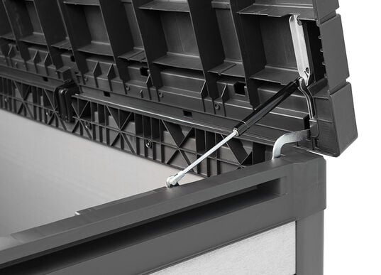 Denali 200 Gallon Resin Outdoor Storage Deck Box Grey - Keter Canada