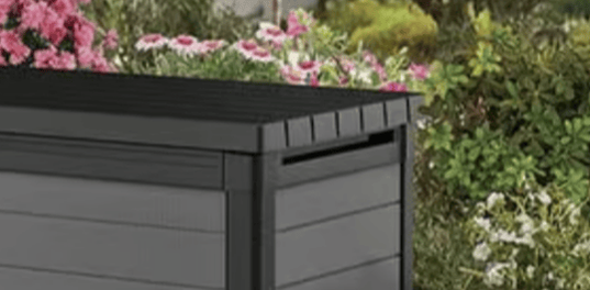 Premier 150 Gallon Resin Outdoor Storage Deck Box Grey - Keter Canada