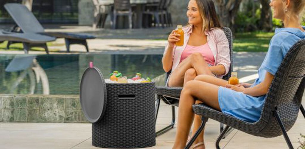Buy Cooler Side Table in Graphite - Keter Canada