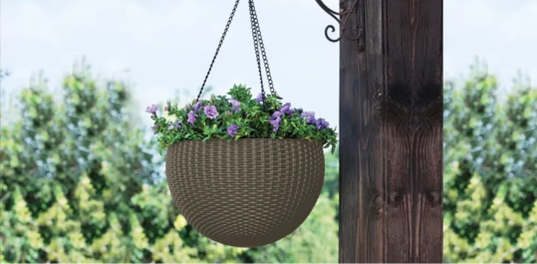 Buy Hanging Planter Set of 2 in Brown - Keter Canada