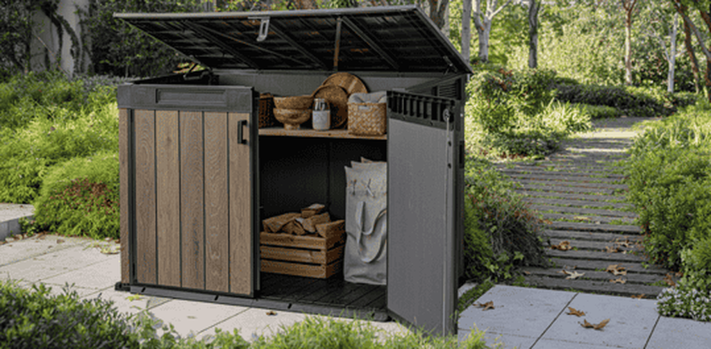 Buy Signature Walnut Brown Horizontal Storage Shed- Keter Canada