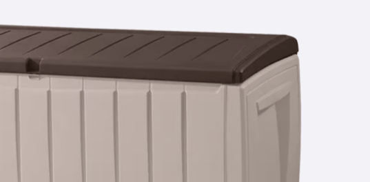 Coffre de rangement pour terrasse Brushwood de 454 litres (120 gallons), brun – Keter Canada