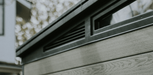 Achetez le cabanon de rangement Cortina 9 x 7 en graphite – Keter Canada