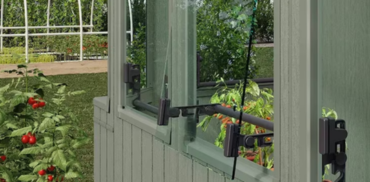 Ensemble pour cabanon de serre de rempotage Darwin, vert – cabanon de 6 pi × 8 pi – Keter Canada