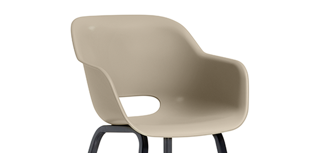 Noa Schalenstuhl - 2er Pack - 56,5x55x80 cm - Salbeisilber