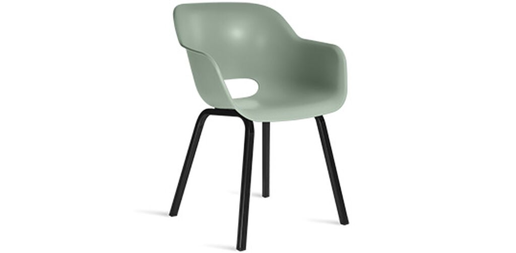 Noa Schalenstuhl - 2er Pack - 56,5x55x80 cm - Vintage Grün