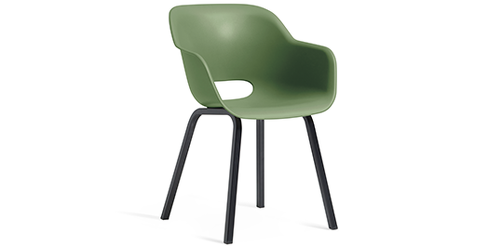Noa Schalenstuhl - 2er Pack - 56,5x55x80 cm - Grün