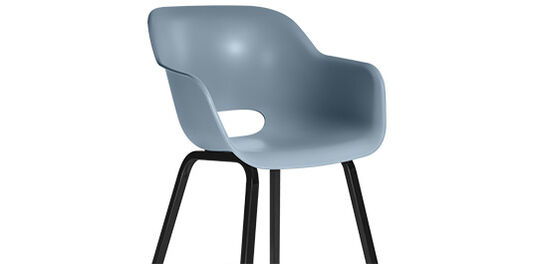 Noa Schalenstuhl - 2er Pack - 56,5x55x80 cm - Dunkelblau