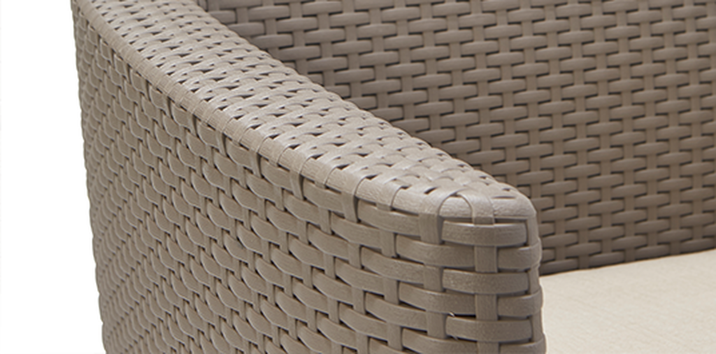 Conjunto de exterior de 4 plazas Salemo - Capuchino