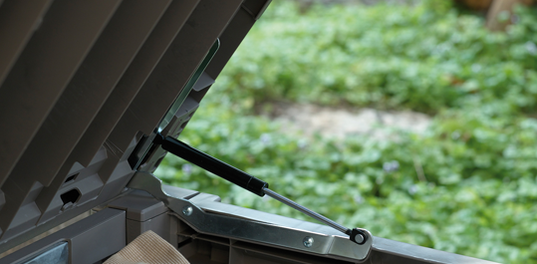 Coffre de jardin Signature 630L - Marron aspect Douglas