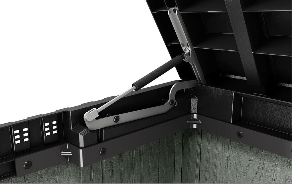 Coffre de jardin Store-It-Out Darwin - 1150L - Gris Aspect Bois