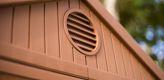Abri de jardin Darwin 68 - 4,5m² - Marron Aspect Bois