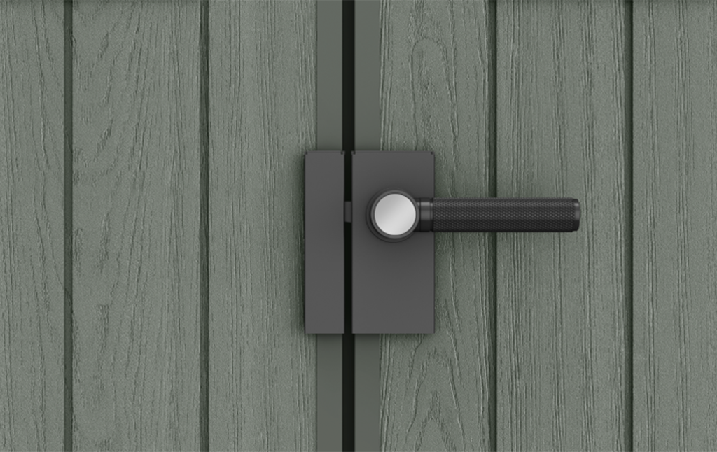 Combiné Abri-Serre de jardin 68 - Vert aspect bois