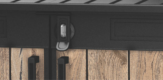 Coffre de jardin Signature effet bois 2020L - Marron aspect Douglas