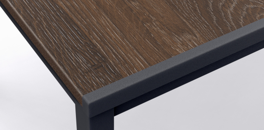 Table Porto 194cm 8 places - Marron Aspect Noyer