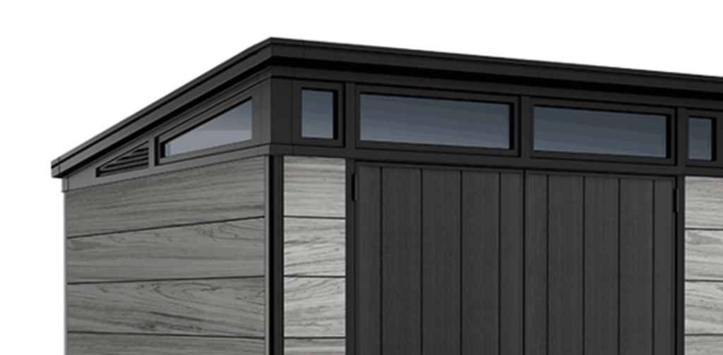 Abri de jardin Signature 77 - 4,5m2 - Gris aspect Bois