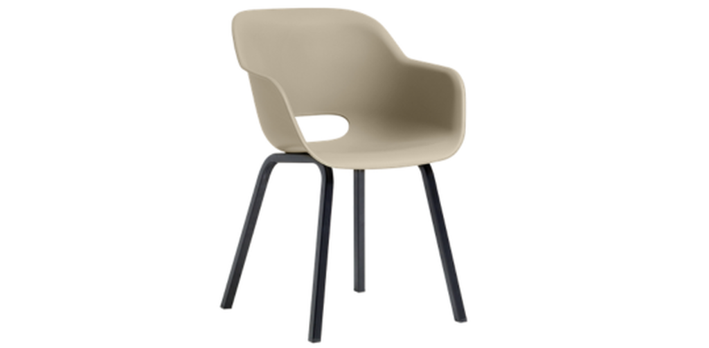 Fauteuil Noa – lot de 2 - Taupe