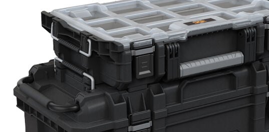 ROC Pro Gear Heavy Duty Clear Organiser - Graphite