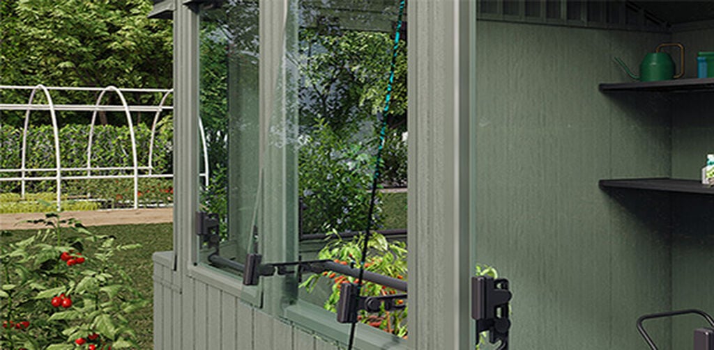 Darwin Potting Shed 6x8ft - Green