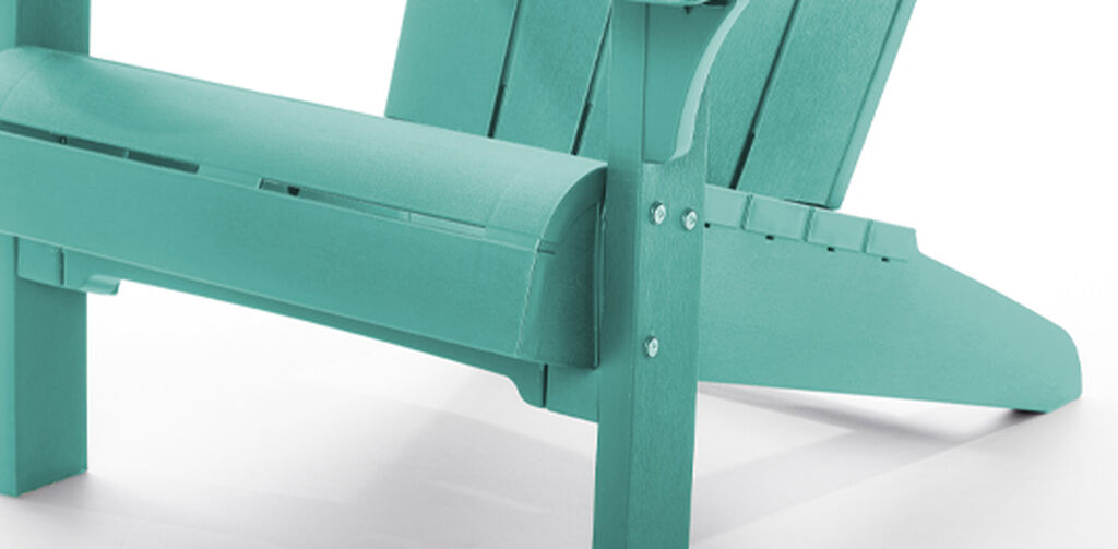 Alpine Adirondack Chair, Set of 2 - Aqua Teal