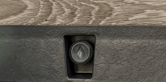 Tulip Screen Planter - Ashwood Brown