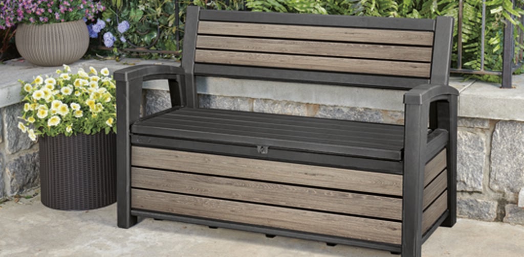 Signature 227L Storage Bench - Ashwood Brown