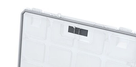 ROC Pro Gear Heavy Duty Clear Organiser - Graphite