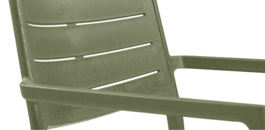 Metaline Chair, Set of 4 - Olive Green