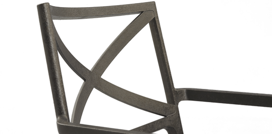 Metalix Dining Chair Set of 6-Bronze