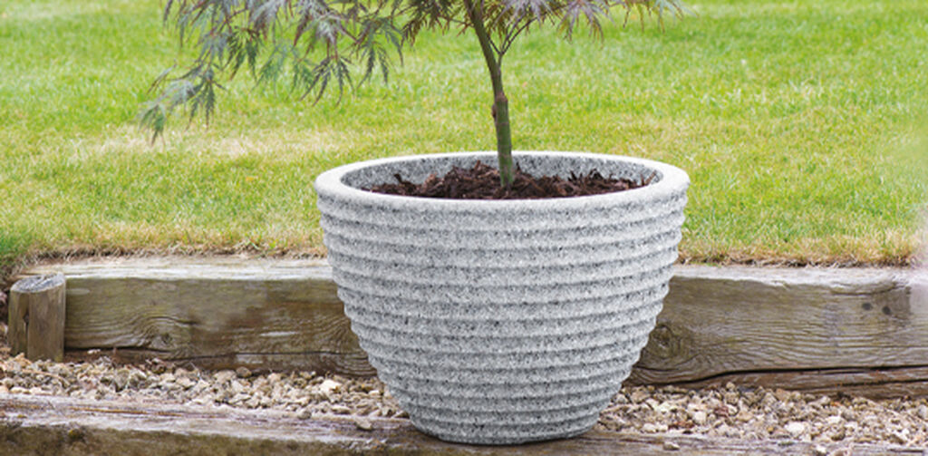 Honey Pot Low Planter 37cm Set of 2 - Alpine Grey