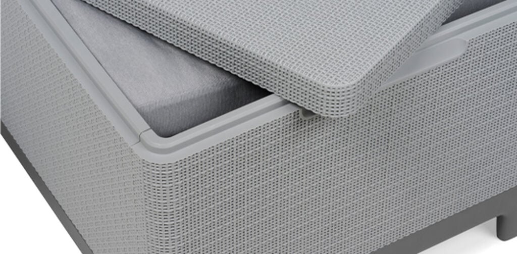 Scandi Linea 5 Seater Lounge Set with Storage Table