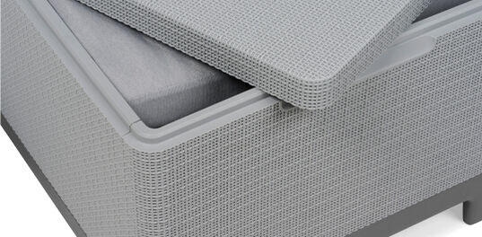Scandi Linea 5 Seater Lounge Set with Storage Table