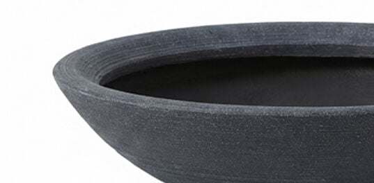 Varese Low Bowl Planter 60cm Set of 2 - Millstone Grey