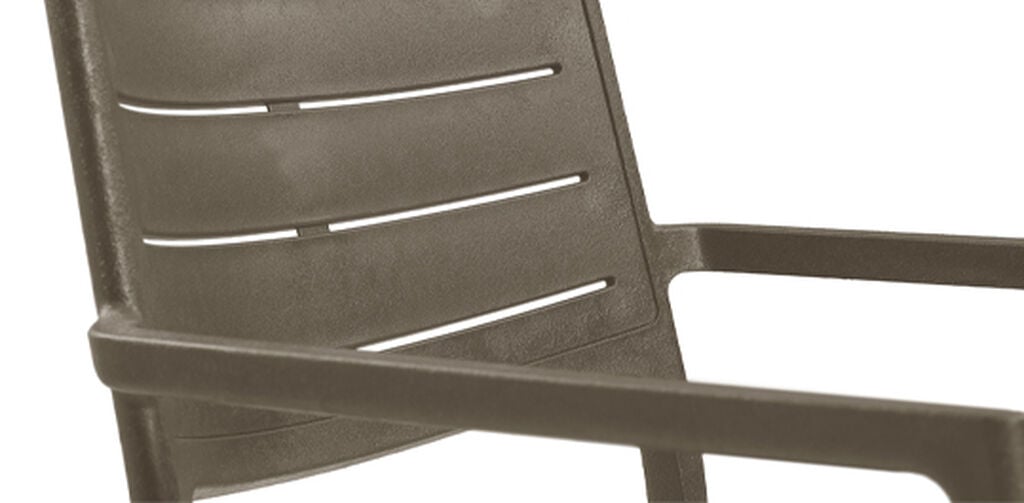 Metaline Chair, Set of 4 - Cappuccino
