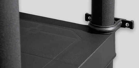 Plus Storage Shelving, 5 Shelves, Set of 2 - Black