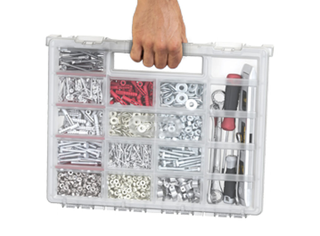 Stack & Roll 3-Set Tool Organiser - Graphite