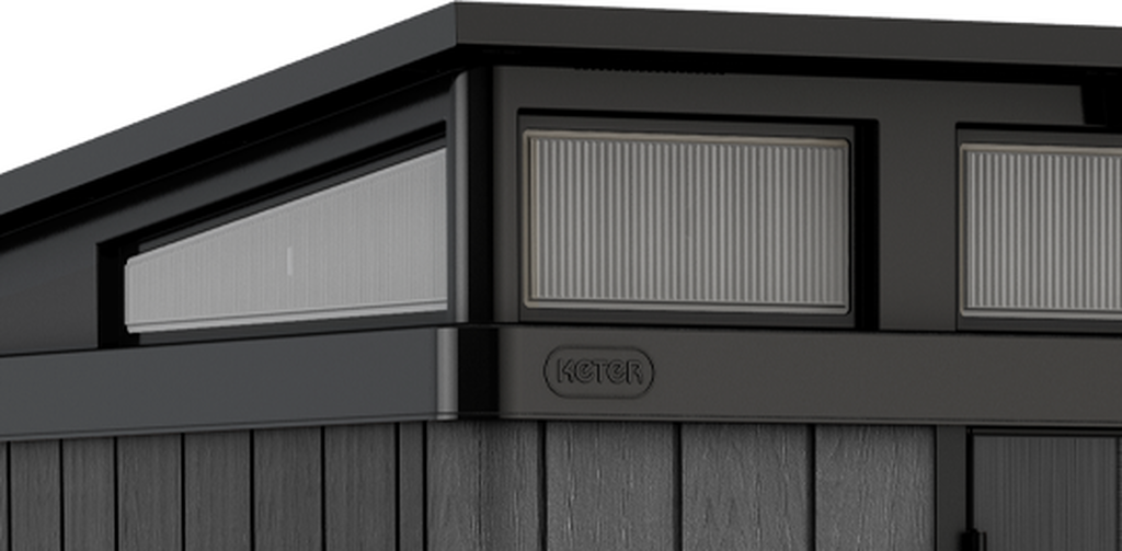 Stronghold Belfort Pent Shed 8x6ft - Grey