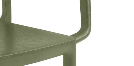 Metaline Chair, Set of 4 - Olive Green