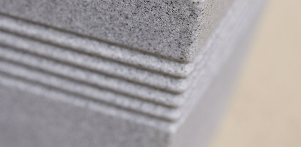 Piazza Square Planter 34cm Set of 2 - Alpine Grey