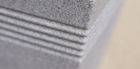 Piazza Square Planter 34cm Set of 2 - Alpine Grey